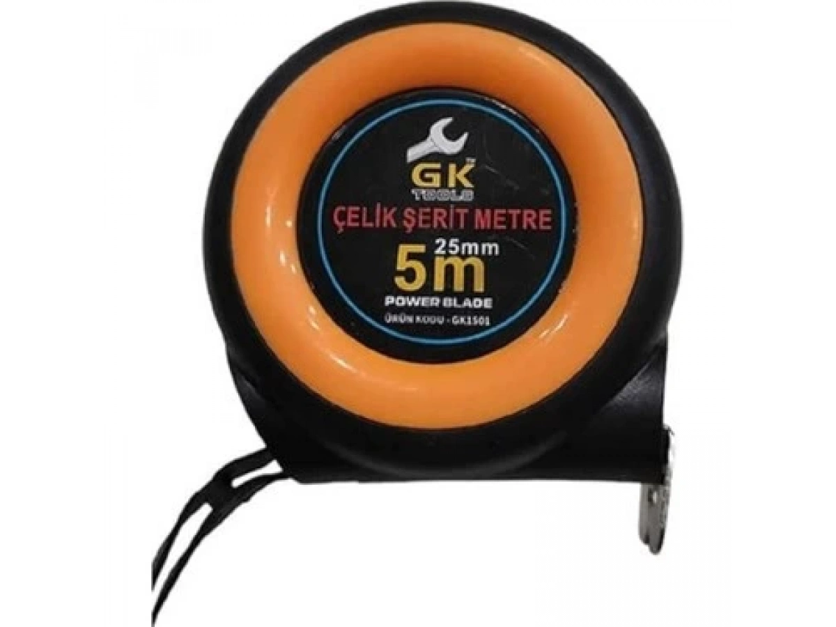 GK TOOLS 5METRE OTOMATİK FRENLİ ŞERİT METRE
