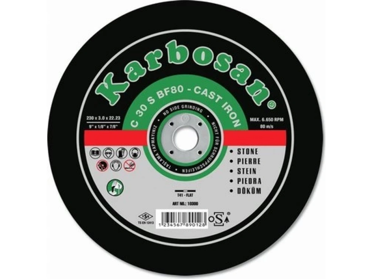 KARBOSAN SC KESİCİ 180X30