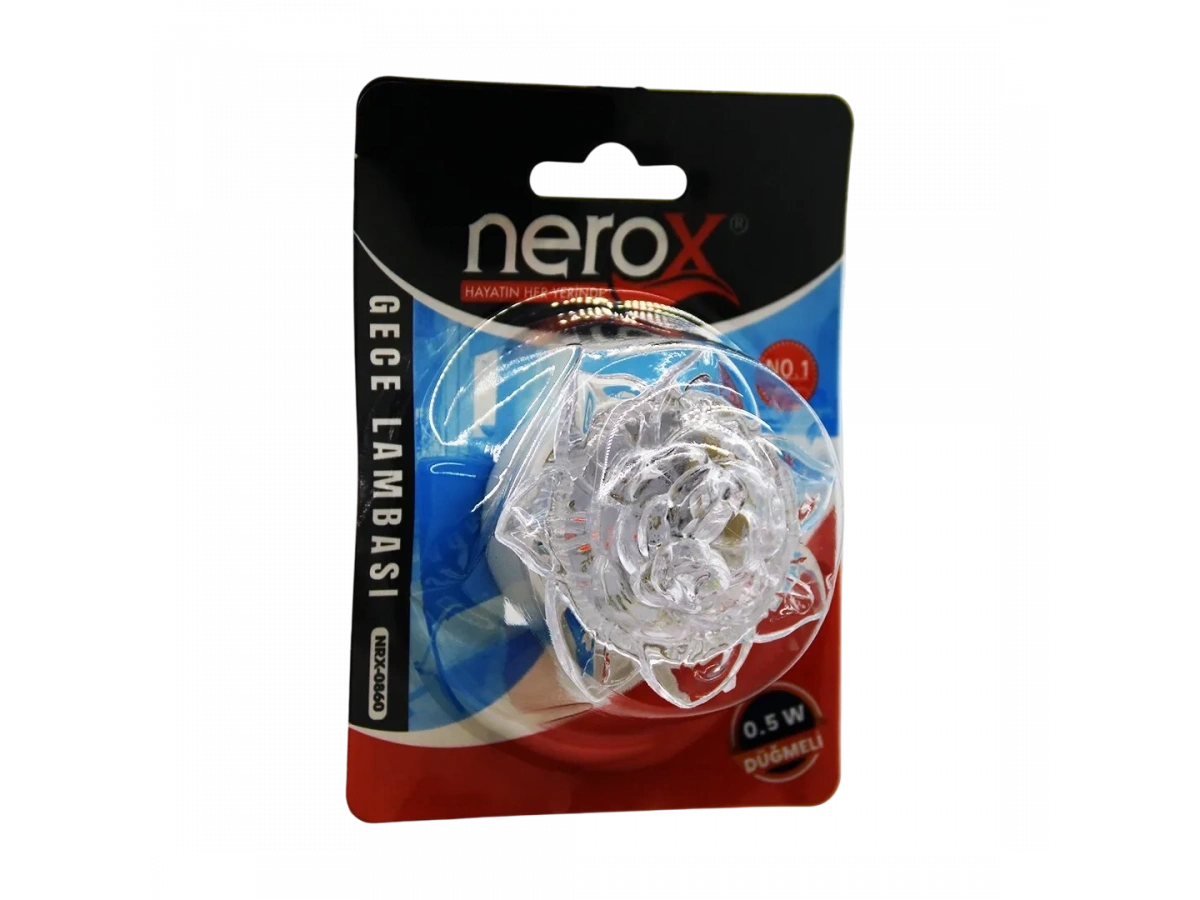 NEROX GECE LAMBASI KRİSTAL ÇİÇEK NRX-0860