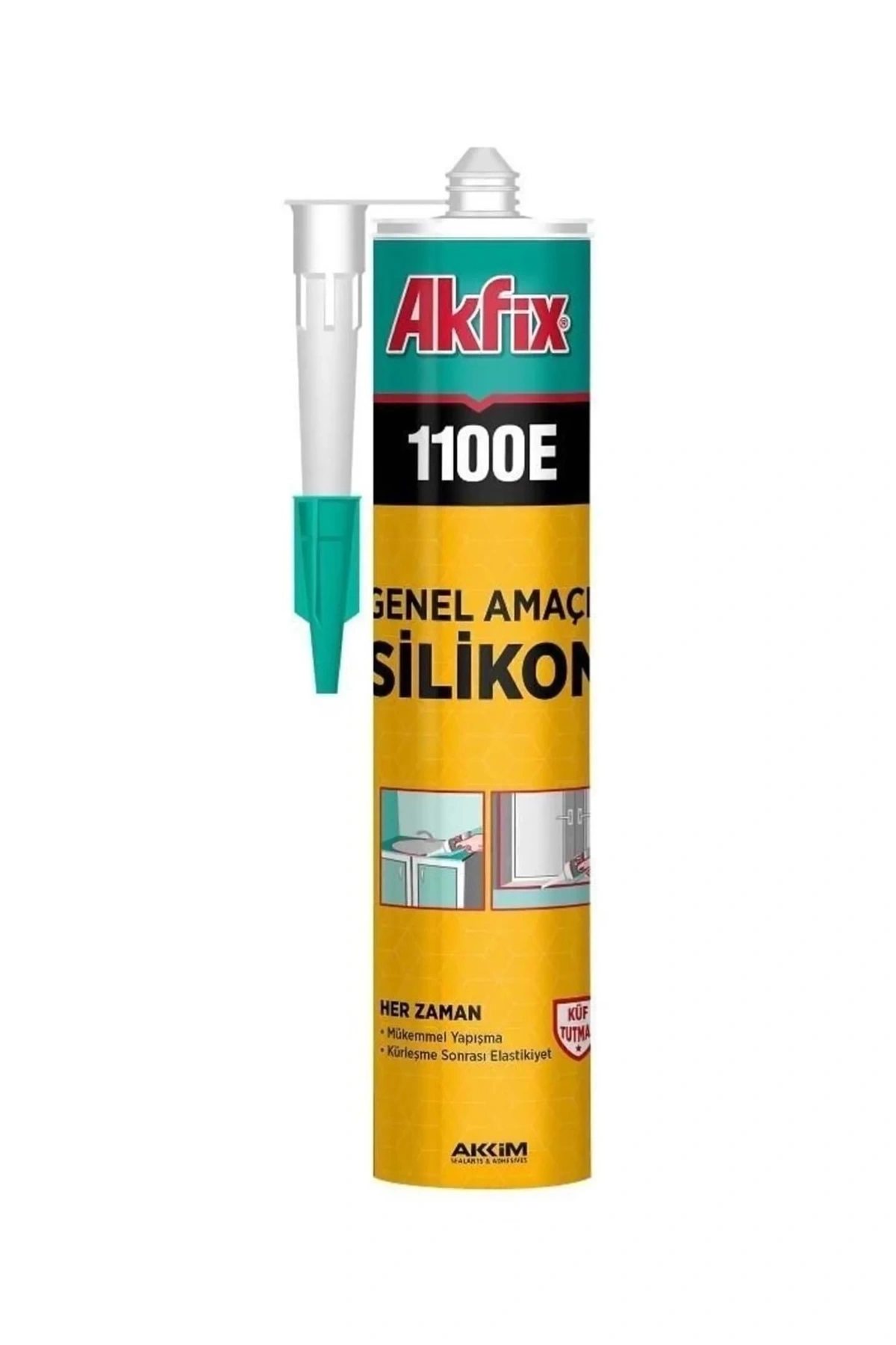 AKFİX ŞEFFAF SİLİKON 280ML
