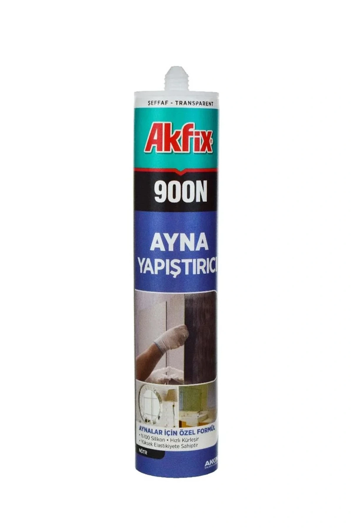 AKFİX SİLİKON NÖTR AYNA 310ML ŞEFFAF