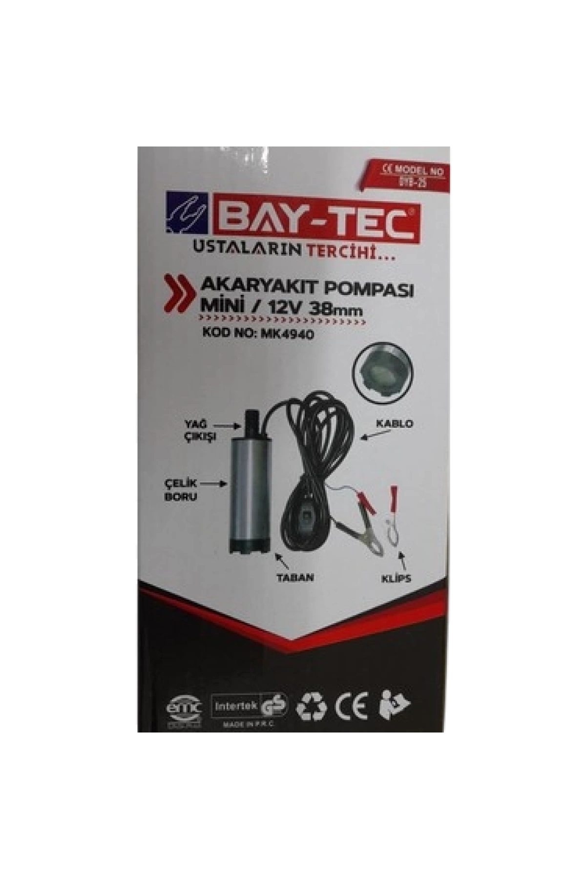BAY TEC AKARYAKIT POMPASI MİNİ 12W