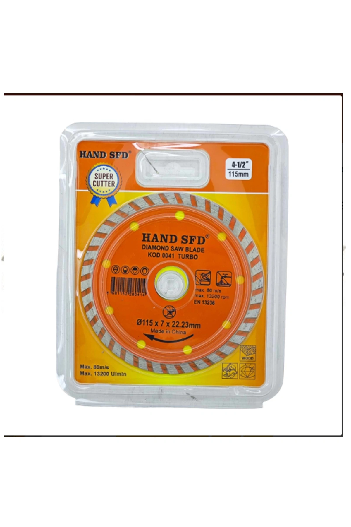 ELMAS TESTERE TURBO KANALLI 115MM