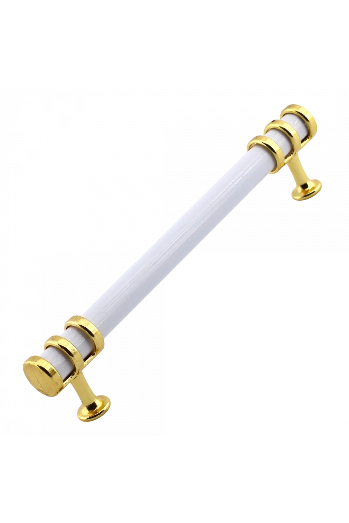 EXPO YÜZÜKLÜ KULP ALTIN SARISI BEYAZ 128MM