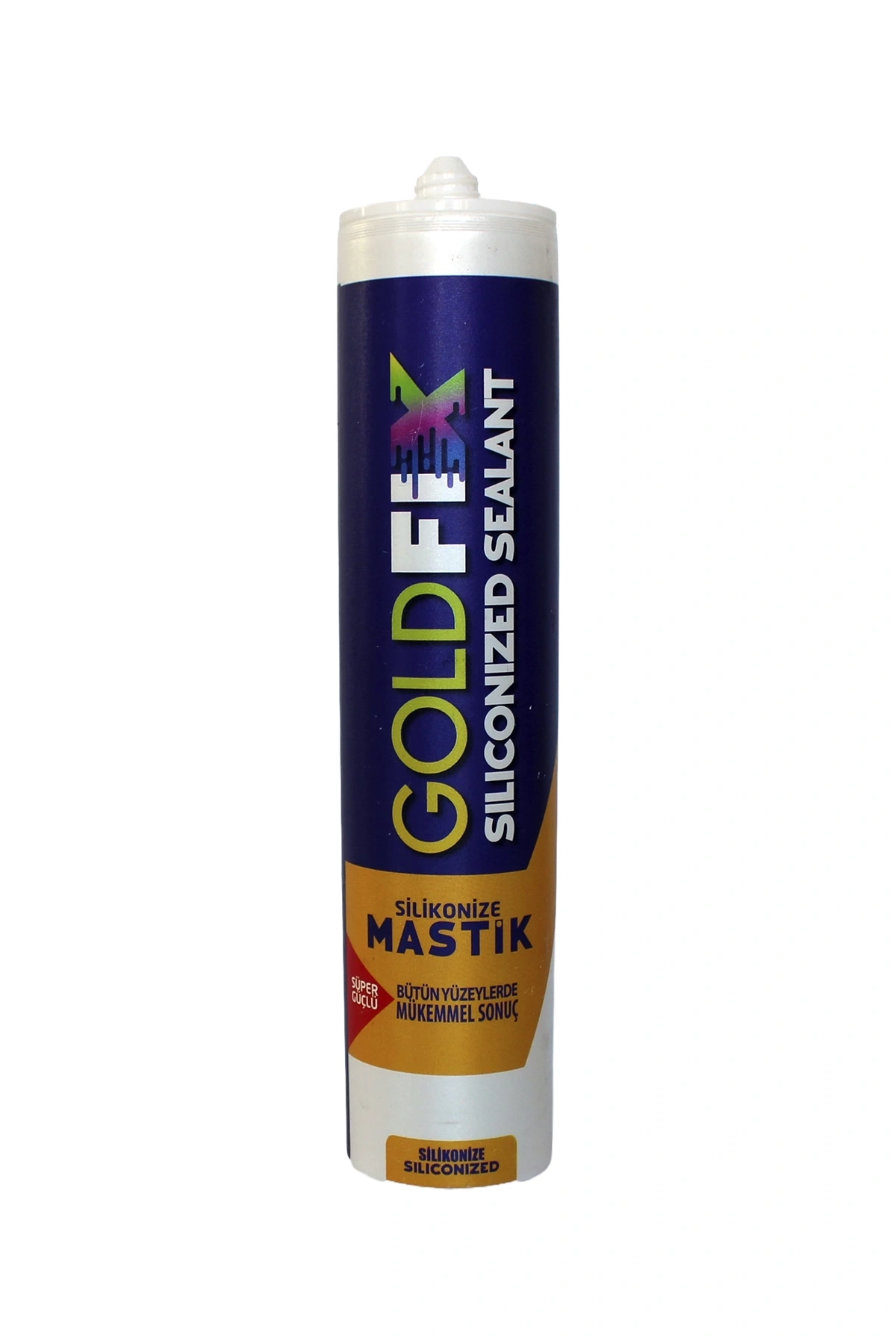 GOLDFİX SİLİKONİZE MASTİK BEYAZ