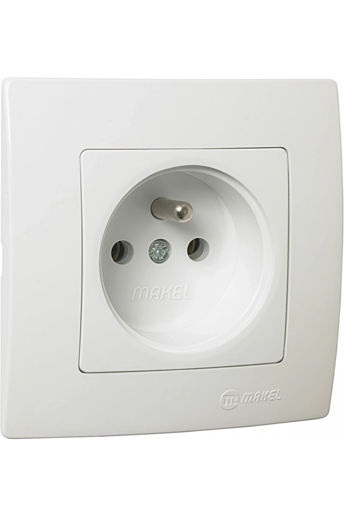 MAKEL LİLLIUM KARE TOPRAKLI PRİZ BEYAZ