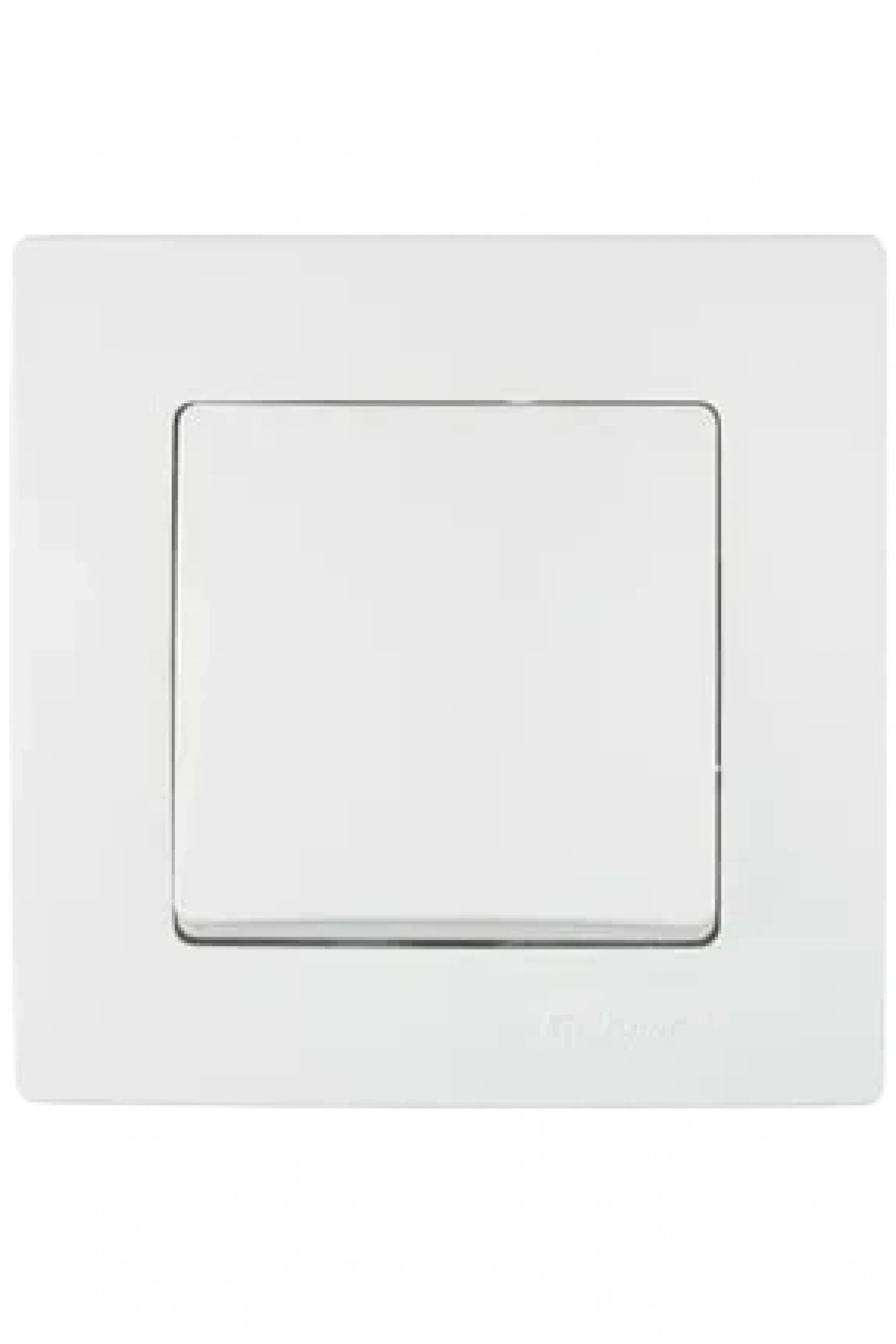 MAKEL LILLIUM KARE ZİL BUTONU BEYAZ