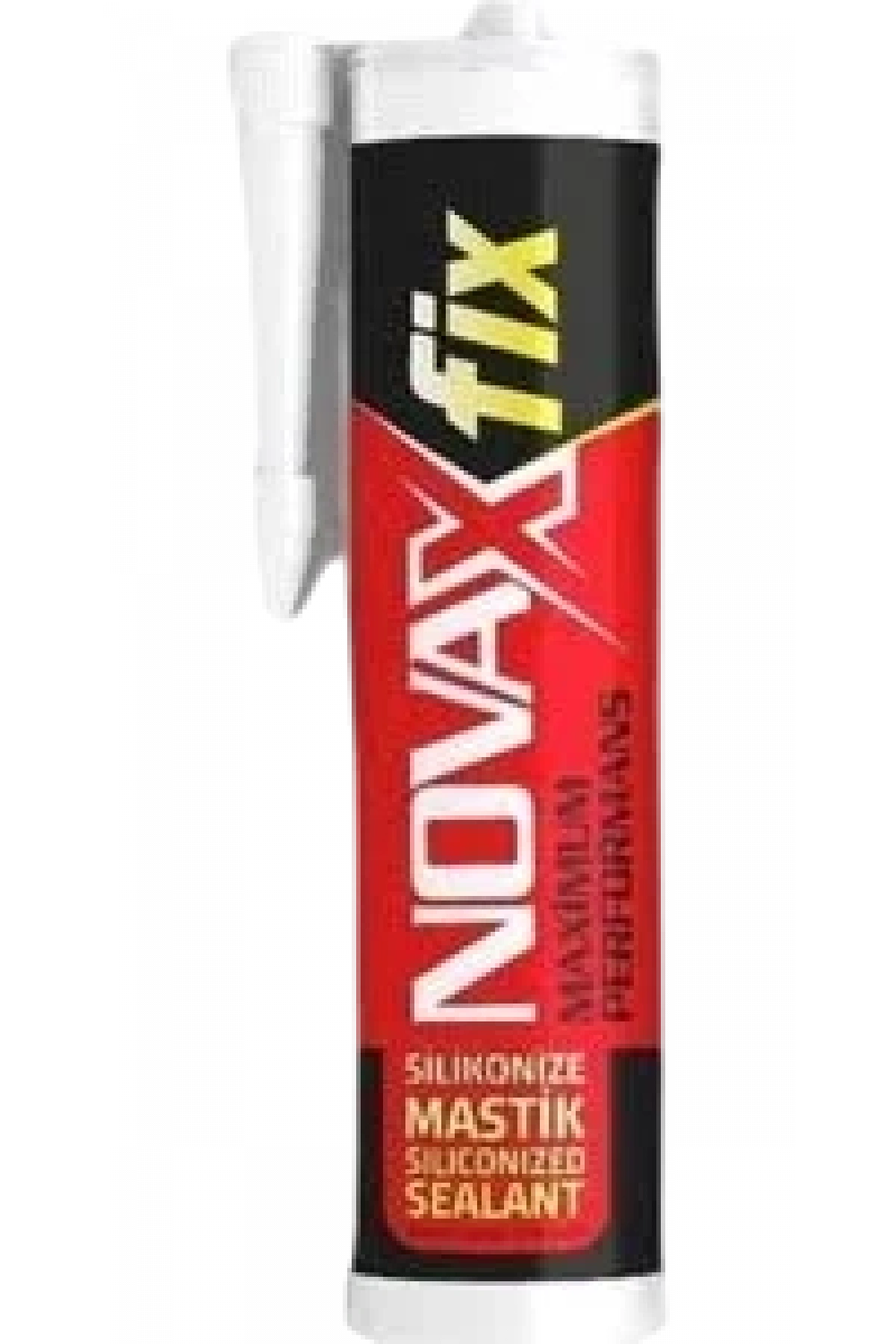 NOVAXFİX SİLİKONİZE MASTİK SİYAH