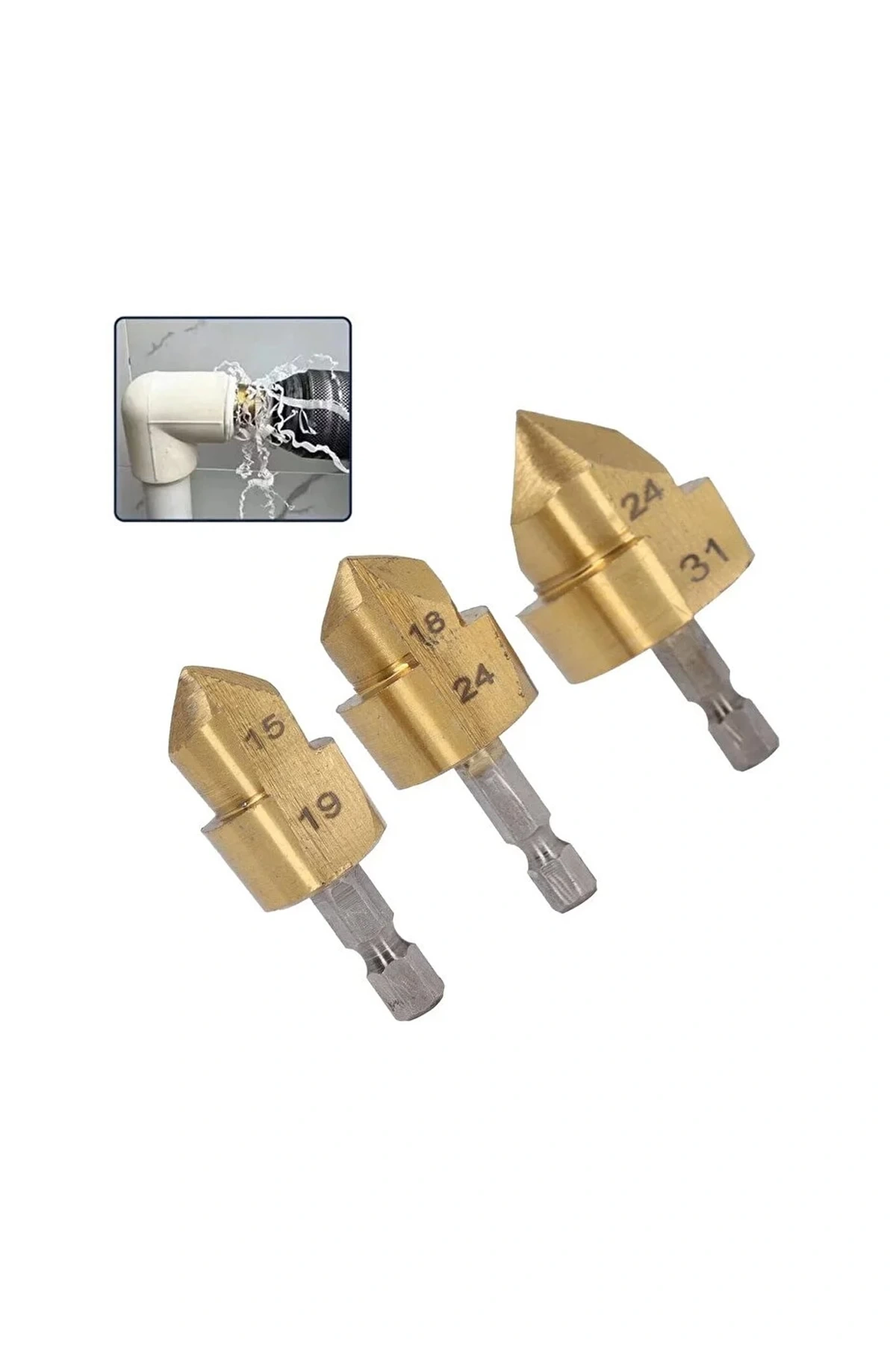 PVC BORU AÇMA SETİ 3PCS