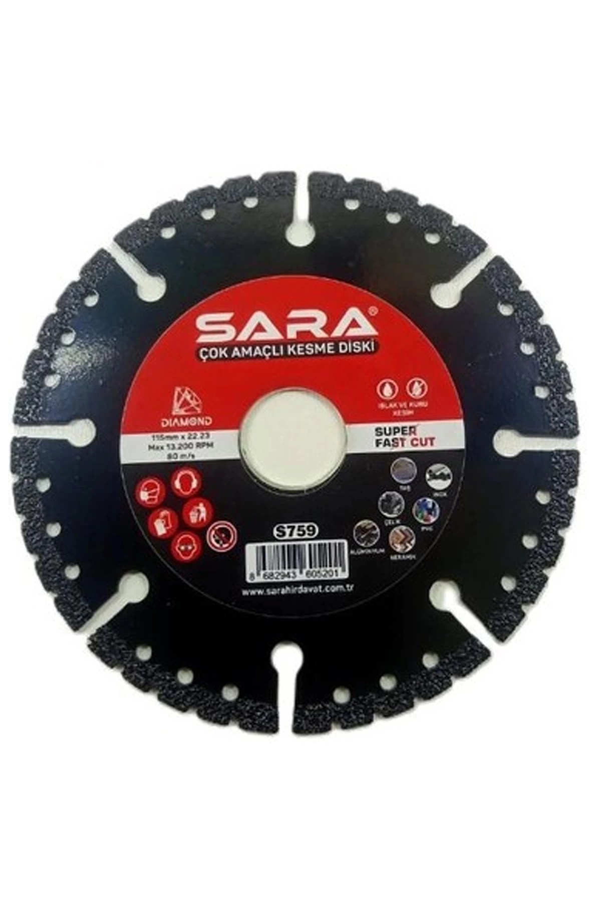 SARA ÇOK AMAÇLI KESİCİ 115MM