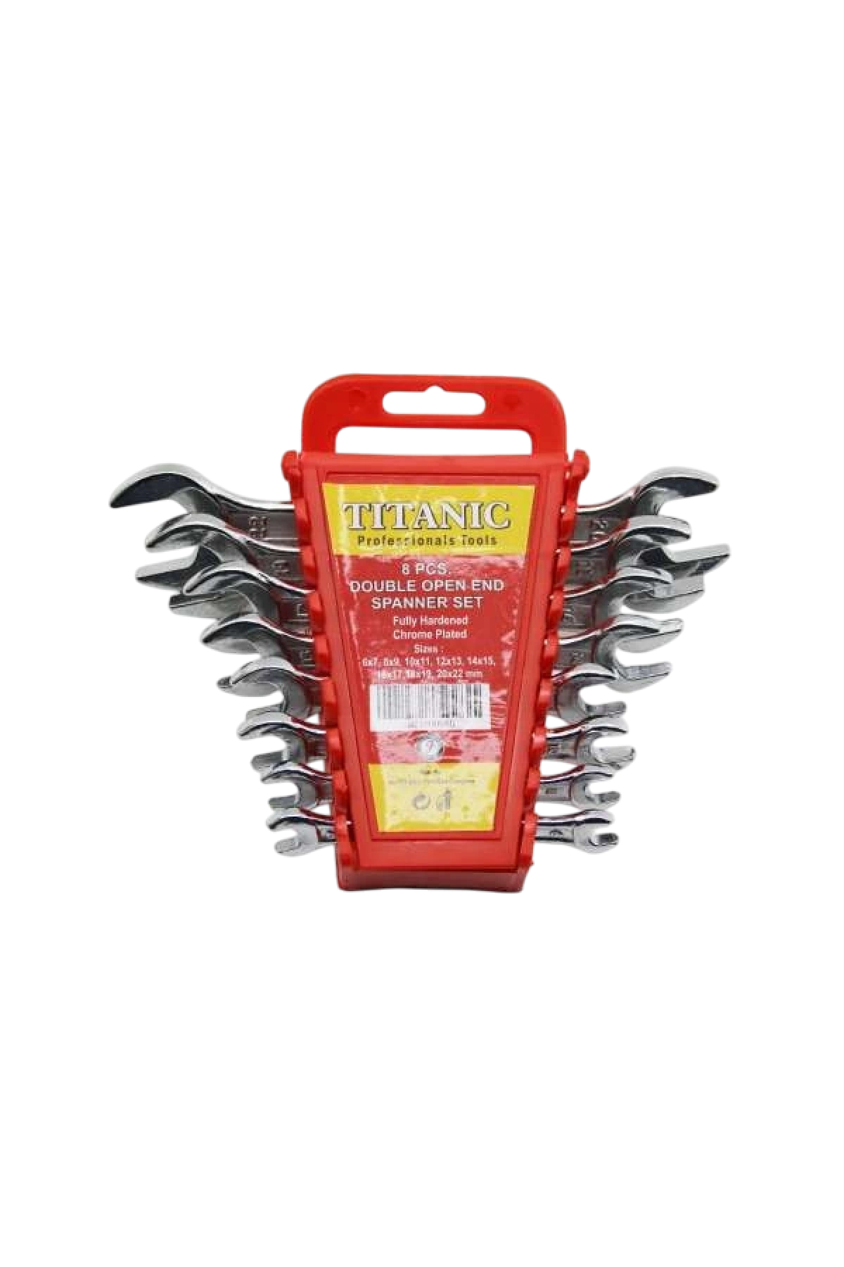 TITANIC TOOLS AÇIK ANAHTAR TAKIMI 8PCS