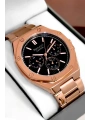 Erkek Kol Saati Rose Renk Çelik Kordon ve Kasa, Function sdfer001