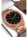 Erkek Kol Saati Rose Renk Çelik Kordon ve Kasa, Function sdfer001
