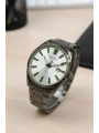 Takvimli Erkek Kol Saati Çelik Kordon 3 Atm Suya Dayanıklı Bileklik Hediyeli Füme sdfer029