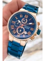 Çelik Kordon Function Erkek Kol Saati Mavi 3atm Suya Dayanıklı Sdfer089