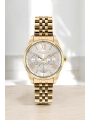 Gold Renk Çelik Kordon&kasa Kadın Kol Saati Bileklik Hediyeli Sdlc008