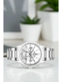Exclusive Erkek Kol Saati Çelik Kordon&Kasa Gümüş-Beyaz sddk098