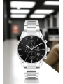 Exclusive Erkek Kol Saati Çelik Kordon&Kasa Gümüş-Siyah sddk099