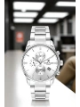 Exclusive Erkek Kol Saati Çelik Kordon&Kasa Gümüş-Beyaz sddk099
