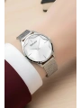 Gümüş Çelik Hasır Kordon Çelik Kasa Kadın Kol Saati Fc.13666h.02 Sdfer105