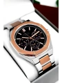 Erkek Kol Saati Rose-Gümüş Renk Çelik Kordon ve Kasa, Function sdfer001