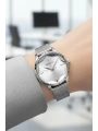 Kadın Kol Saati Çelik Kordon 3 Atm Suya Dayanıklı Bileklik Hediyeli Gümüş Sdfer054