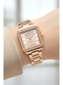 Kadın Kol Saati Çelik Kordon 3 Atm Suya Dayanıklı Bileklik Hediyeli Rose Sdfer046