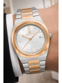 Erkek Kol Saati Tüm Fonksiyonlar Aktif Gümüş-rose Gold Sdb004