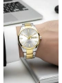 Premium Lüx Çelik Kordon Erkek Kol Saati Gümüş-gold Stsd011