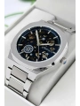 Otomatik Erkek Saati, Gümüş Renk Çelik Kordon&Kasa, Mavi Kadran, Cam Arka Kapak sdfer078