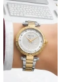 Kadın Kol Saati Altın Gold-gümüş Çelik Kordon Çelik Kasa Fc.14337m.04 Sdfer110