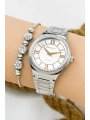 Kadın Kol Saati Gümüş Renk Çelik Kordon Çelik Kasa Gümüş-beyaz Sdfer145