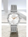 Şık Çelik Kasa Ve Hasır Kordon, Kadın Kol Saati, Orijinal Ve Garantili Gümüş-beyaz Sdfer148