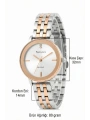 Çelik Kordon & Özel Tasarım, Kadın Kol Saati, 3atm Suya Dayanıklı Rose-gümüş Sdfer156