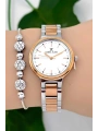 Kadın Kol Saati Rose-gümüş Renk Çelik Kordon&kasa Sddk094