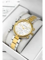 Çelik Kordon & Şık Tasarım, Kadın Kol Saati, 3atm Suya Dayanıklı Gold-gümüş Sdfer171