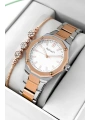 Çelik Kordon & Kasa Kadın Kol Saati, 3atm Suya Dayanıklı Gümüş-rose Sdfer175