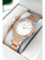 Çelik Kordon & Kasa Kadın Kol Saati, 3atm Suya Dayanıklı Gümüş-rose Sdfer175