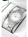 Çelik Kordon & Kasa Kadın Kol Saati, 3atm Suya Dayanıklı Gümüş Sdfer175