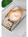 Çelik Kordon & Kasa Kadın Kol Saati, Taş Detaylı Kasa Rose Sdfer182
