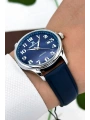 Deri Kordon Takvimli Erkek Kol Saati Lacivert sddk101