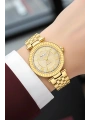 Çelik Kordon Çelik Kasa Kadın Kol Saati Gold sdfer184