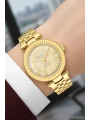 Çelik Kordon Çelik Kasa Kadın Kol Saati Gold sdfer184