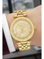Çelik Kordon Çelik Kasa Kadın Kol Saati Gold sdfer184