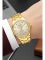 Çelik Kordon Çelik Kasa Kadın Kol Saati Gold sdfer185