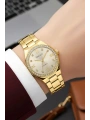 Çelik Kordon Çelik Kasa Kadın Kol Saati Gold sdfer185