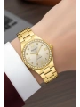 Çelik Kordon Çelik Kasa Kadın Kol Saati Gold sdfer185