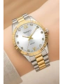 Çelik Kordon Çelik Kasa Kadın Kol Saati Gümüş-Gold sdfer188