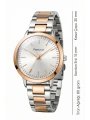 Çelik Kordon Çelik Kasa Kadın Kol Saati Gümüş-Rose sdfer189