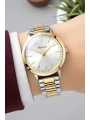 Çelik Kordon Çelik Kasa Kadın Kol Saati Gümüş-Gold sdfer189